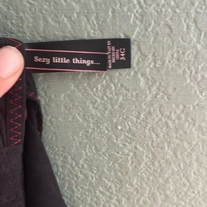 Sexy red and black lingerie